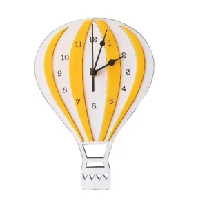 Hot Air Balloon Clock, Cartoon Silent Clock, Wall Decoration, Nordic-style Home Soft Furnishings, Wall Clock, Modern Bedroom