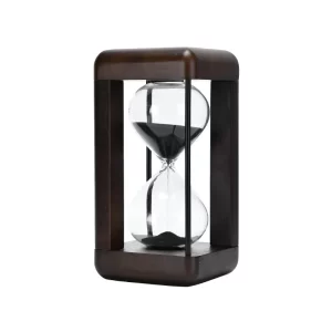 Retro Nostalgic Hourglass, Advanced Wood Glass Hourglass Timer 15 Minutes 30 Minutes Time Gift Home Style Premium Gift