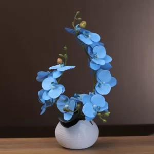 Phalaenopsis Artificial Flower Decoration Fake Flower Light Luxury Decoration Modern Simple Home Living Room Desktop Decoration