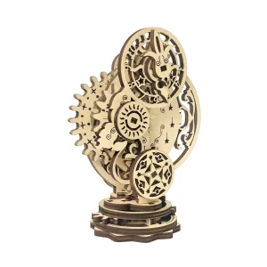 Wooden Mechanical Punk Clock Laser Engraving Creative 3d Puzzle Children's Adult Educational Toys Hand Assembled Gift